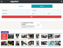 Tablet Screenshot of motosiklet.com